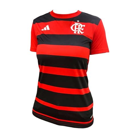 manto flamengo feminina fan jogo 1 adidas 2024